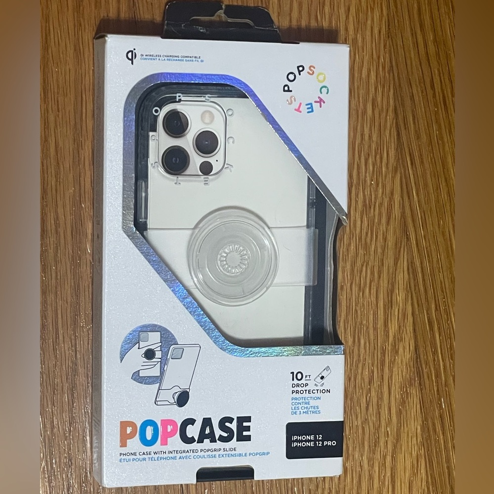 Pop Socket Pop Case iPhone 12 / 12 Pro Clear